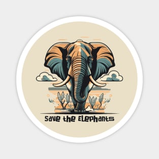 Save the Elephant Day – April Magnet